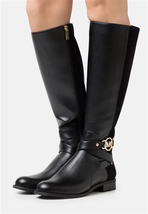 botte noir michael kors|michael kors black boots.